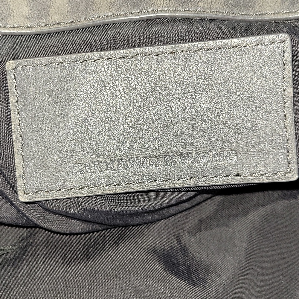 Alexander Wang Gray Leather Crossbody Shoulder Bag - Picture 15 of 15